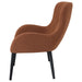 Calvin Upholstered Modern Arm Accent Chair Rust