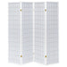Roberto 4-Panel Room Divider Folding Shoji Screen White