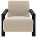 Fitzroy Boucle Upholstered Accent Arm Chair Latte