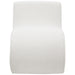 Ronea Boucle Upholstered Armless Curved Chair Cream
