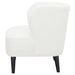 Alonzo Faux Sheepskin Upholstered Accent Chair Natural