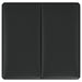 Paris Upholstered Storage Ottoman with Tray Black