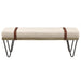 Austin Fabric Upholstered Accent Bench Beige