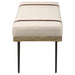Austin Fabric Upholstered Accent Bench Beige