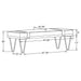 Austin Fabric Upholstered Accent Bench Beige