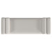 Rosie Upholstered Accent Bench with Armrests Vanilla