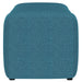 Summer Fabric Upholstered Tufted Accent Bench Peacock Blue