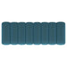 Summer Fabric Upholstered Tufted Accent Bench Peacock Blue
