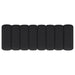 Summer Fabric Upholstered Tufted Accent Bench Charcoal