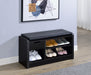 Arrington Storage Bench Black