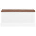 Alma 3-drawer Storage Bench Weathered Brown and White