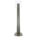Duarto Clear Acrylic 8. 5 x 11 Inch Price Tag Display Stand Steel Frame Silver