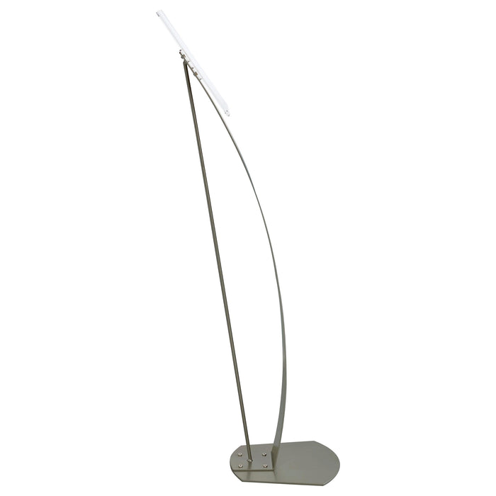 Duarto Clear Acrylic 8. 5 x 11 Inch Price Tag Display Stand Steel Frame Silver