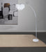 Shirley 86-inch Hanging Crystal Arc Metal Floor Lamp Chrome