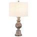 Brie 28-inch Drum Shade Urn Table Lamp Antique Gold