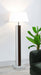 Elena 67-inch Square Tapered Mirrored Floor Lamp Brown
