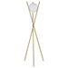 Yamileth 65-inch Spherical Bulb Metal Tripod Floor Lamp Gold