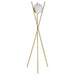 Yamileth 65-inch Spherical Bulb Metal Tripod Floor Lamp Gold