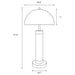 Conroe 28-inch Dome Shade Pillar Table Lamp Black (Set of 2)