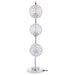 Amberley 33-inch 3-light Curvy Metal Table Lamp Silver