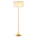 Elmira 65-inch Drum Shade Metal Floor Lamp Gold