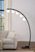 Cody 78-inch Spherical 5-light Arc Metal Floor Lamp Black
