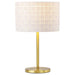 Ramiro 66-inch Drum Shade Metal Bedside Table Lamp Gold