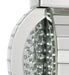 Klein 31-inch Empire Mirrored Acrylic Table Lamp Silver