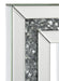 Ayelet 30-inch Tapered Shade Mirrored Table Lamp Silver