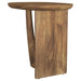 Fletcher Oval Solid Mango Wood Accent Side Table Brown
