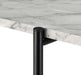 Ottilie 3-tier Side Table Wireless Charger White and Black
