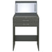 Danbury 3-drawer Makeup Vanity & Stool Set Grey High Gloss