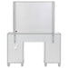 Allora 9-drawer Vanity Set with Lighting Metallic Silver