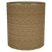 Halden Round Woven Seagrass Accent Side Table Light Brown