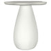 Perth 20-inch Side Table with Cloud-Shaped Top Off White