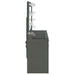 Acena 7-drawer Vanity Set with Lighting Grey High Gloss