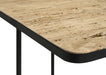 Elyna Square Stone Top Accent Side Table Beige