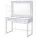 Umbridge 3-drawer Vanity Set with Lighting Chrome and White