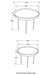 Nuala 2-piece Round Mango Wood Nesting Tables Honey