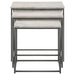Medora 3-piece Marble Top Nesting Table Set White
