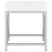 Eliza Vanity Set with Lighting & Stool White and Chrome