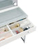 Eliza Vanity Set with Lighting & Stool White and Chrome