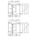 Bolden 2-Piece Wood and Marble Top Nesting Table Set Gold