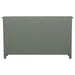 Madeline 3-drawer Scrollwork Accent Cabinet Antique Green