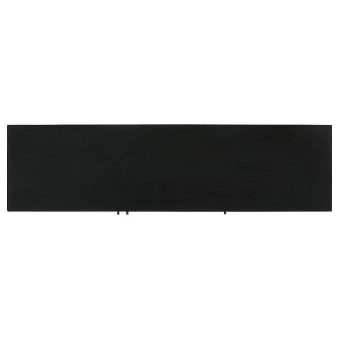 Aminah 3-door Wood Accent Cabinet Natural and Black