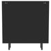 Dalia 2-door Accent Storage Cabinet with Shelving Black