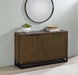 Ryatt 4-door Engineered Wood Accent Cabinet Dark Pine