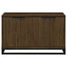 Ryatt 4-door Engineered Wood Accent Cabinet Dark Pine