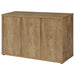 Pepita 3-door Engineered Wood Accent Cabinet Mango Brown