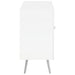 Nieta 2-door Engineered Wood Accent Cabinet White High Gloss